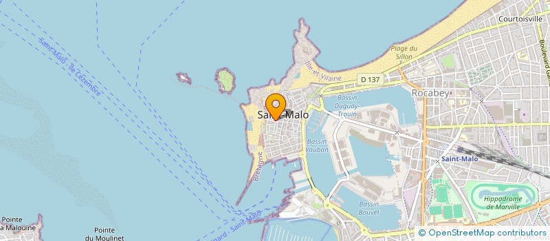 localisation de l'entreprise CAISSE REGLEMENTS PECUN AVOCATS  SAINT-MALO