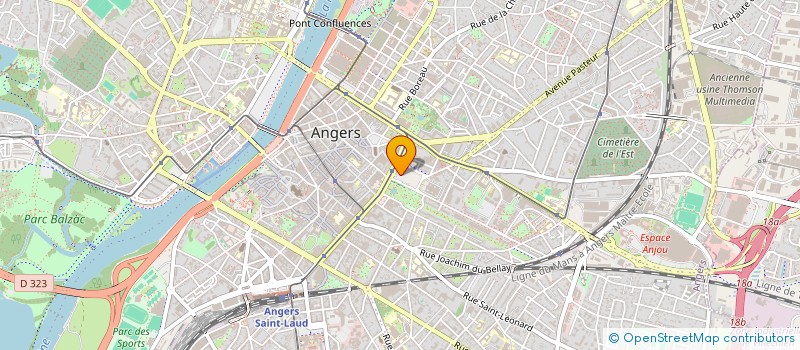 localisation de l'entreprise CAISSE REGLEMENTS PECUNIAIRES AVOCATS à ANGERS
