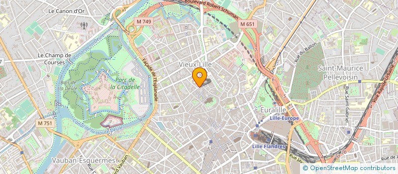 localisation de l'entreprise CAISSE REGLEMENTS PECUNIAIRES AVOCATS à LILLE