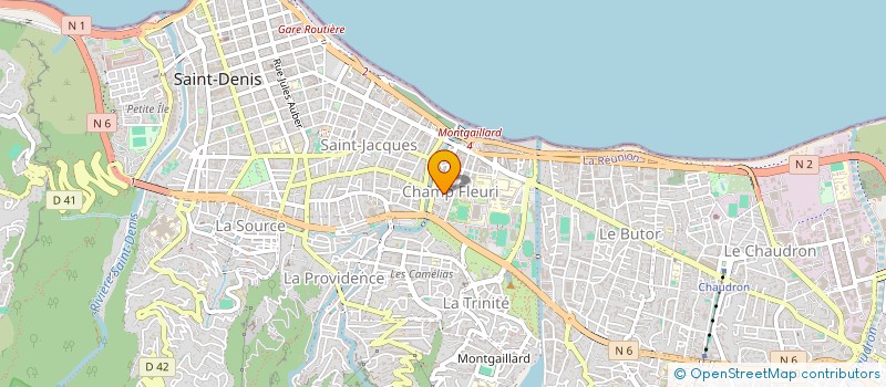 localisation de l'entreprise CAISSE REGLEMENTS PECUNIAIRES AVOCATS à SAINT-DENIS