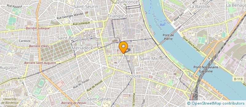 localisation de l'entreprise CAISSE REGLEMENTS PECUNIAIRES AVOCATS à BORDEAUX