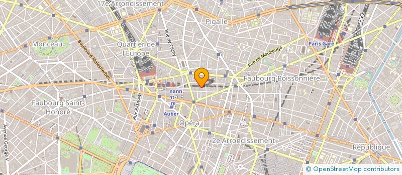 localisation de l'entreprise CAISSE RETRAITE BANC GROUPE CIC CREDIT à PARIS