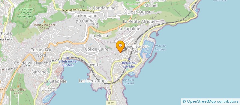 localisation de l'entreprise CAISSE RETRAITE DES CADRES  BEAULIEU-SUR-MER