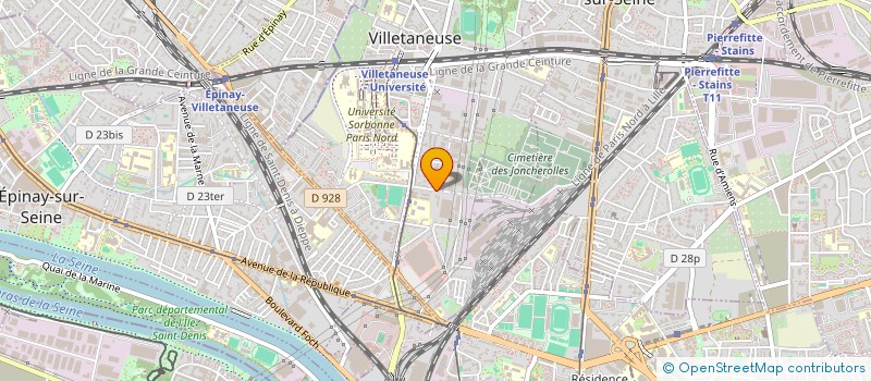 localisation de l'entreprise CAISSE RETRAITE SOCIETE L'HIRONDELLE  VILLETANEUSE