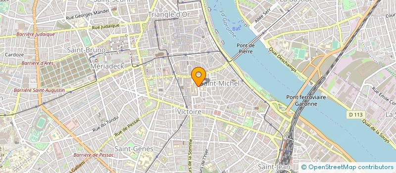 localisation de l'entreprise CAISSE SOCIALE DE DEVELOPPEMENT LOCAL à BORDEAUX