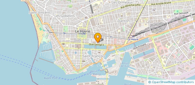 localisation de l'entreprise CAISSE SOCIALE IND METAL REG HAVRAISE à LE HAVRE