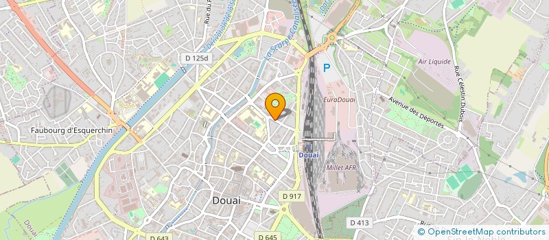 localisation de l'entreprise CAISSE SOLIDAR LYCEE CHATELET  DOUAI