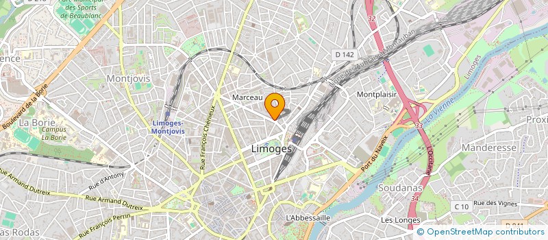 localisation de l'entreprise CAISSE SOLIDARITE CADRES ADMINIS TECHNIQ à LIMOGES