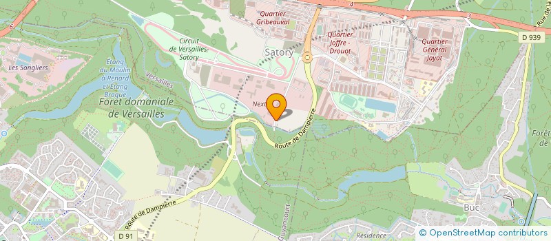 localisation de l'entreprise CAISSE SOLIDARITE PERSONNEL CTE SARTORY à VERSAILLES