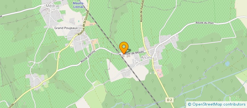 localisation de l'entreprise CAISSERIE BERGEY à ARCINS