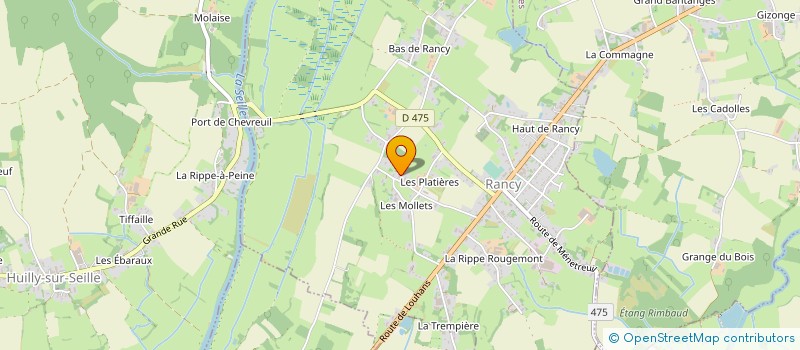 localisation de l'entreprise CAISSERIE DUFOURNET LEBEAU à RANCY