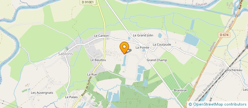 localisation de l'entreprise CAISSERIE LEGENDRE ET LUREAU  SABLONS