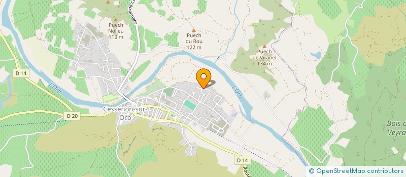 localisation de l'entreprise CAISSES A SAVON DE CESSENON  CESSENON-SUR-ORB