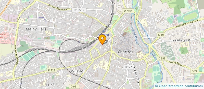 localisation de l'entreprise CAISSES D'ALLOCATIONS FAMILIALES D'EURE ET LOIR à CHARTRES