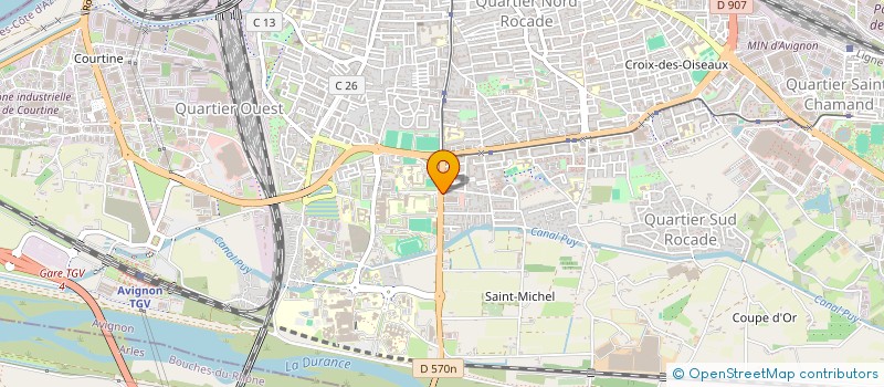 localisation de l'entreprise CAISSES ENREGISTREUSES MECANOGRAPHIE 84 à AVIGNON