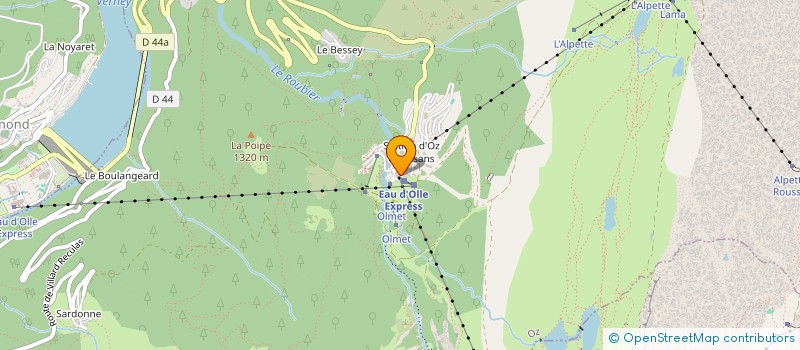 localisation de l'entreprise CAIZERGUES CAVAILLES  VAUJANY