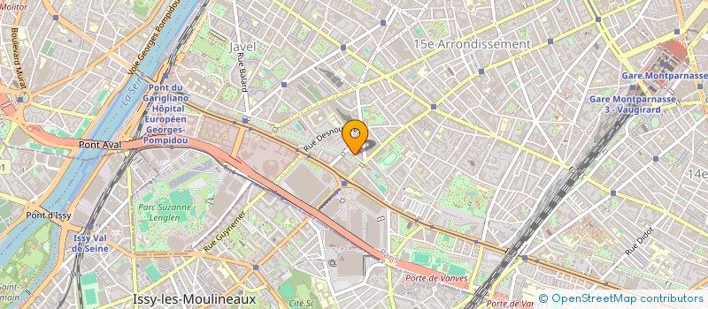 localisation de l'entreprise CAJ  PARIS