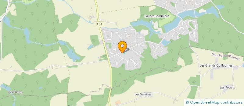 localisation de l'entreprise CAJ à COURTENAY