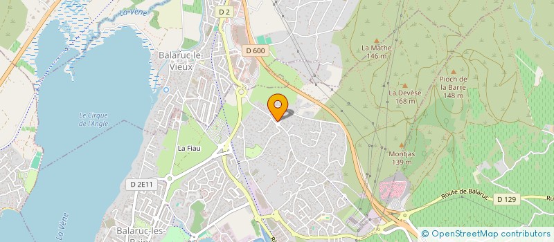 localisation de l'entreprise CAJ  BALARUC-LES-BAINS