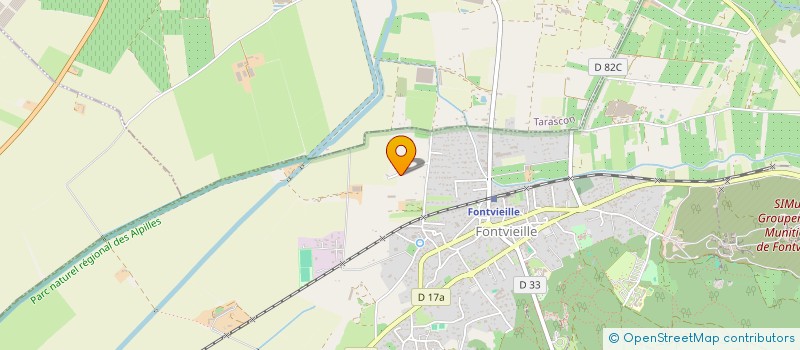 localisation de l'entreprise CAJ  FONTVIEILLE