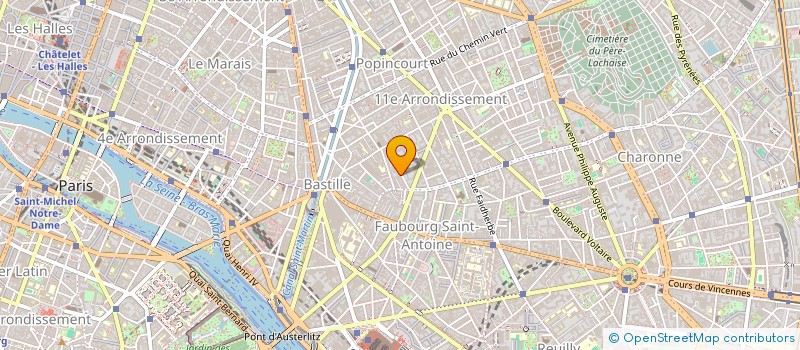 localisation de l'entreprise CAJ DIFFUSE  PARIS