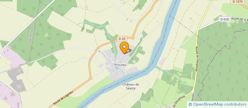localisation de l'entreprise CAJ II à LAGNIEU