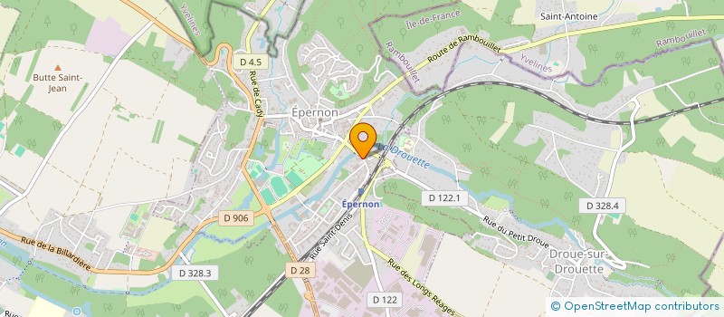 localisation de l'entreprise CAJ THEROUIN à EPERNON