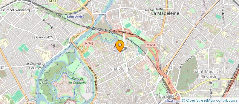 localisation de l'entreprise CAJA à LILLE