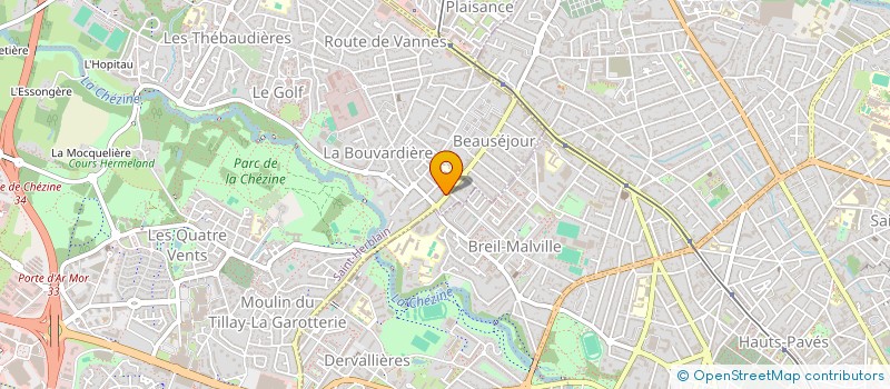 localisation de l'entreprise CAJA à SAINT-HERBLAIN