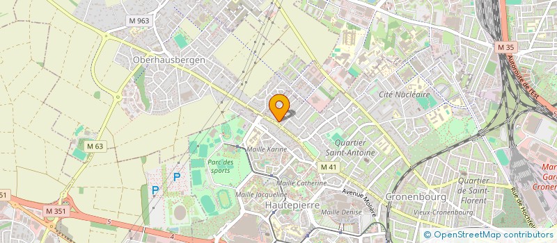 localisation de l'entreprise CAJA  STRASBOURG