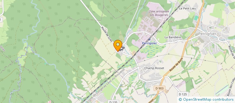 localisation de l'entreprise CAJA  PERRIGNIER