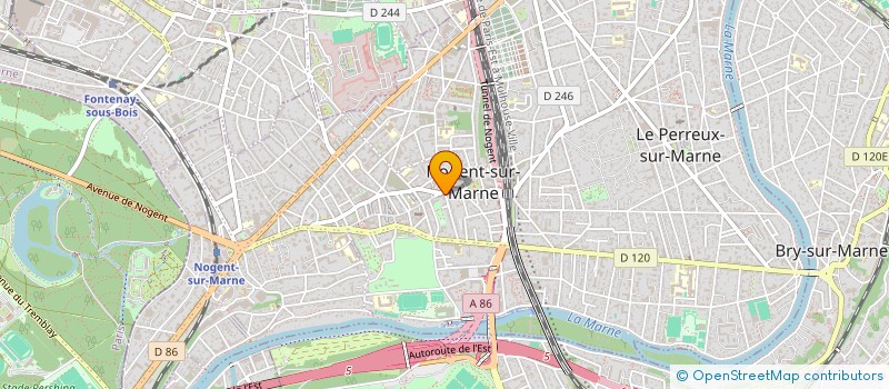 localisation de l'entreprise CAJA IMMO à NOGENT-SUR-MARNE