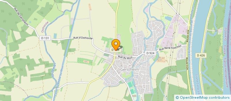 localisation de l'entreprise CAJA INVEST  GERSTHEIM