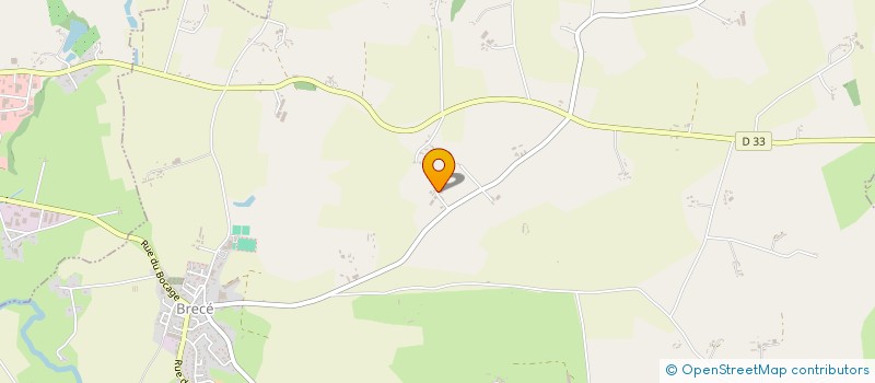 localisation de l'entreprise CAJAB SCI  BRECE