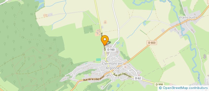 localisation de l'entreprise CAJACO à CLERMONT-EN-ARGONNE