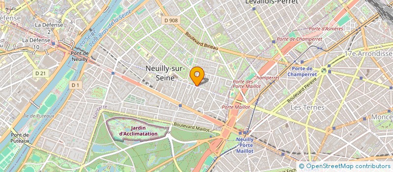 localisation de l'entreprise CAJAL IMMO à NEUILLY-SUR-SEINE