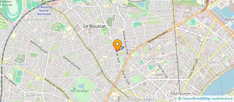 localisation de l'entreprise CAJALLINE  LE BOUSCAT