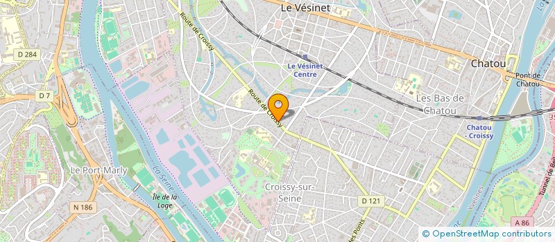 localisation de l'entreprise CAJAO  LE VESINET