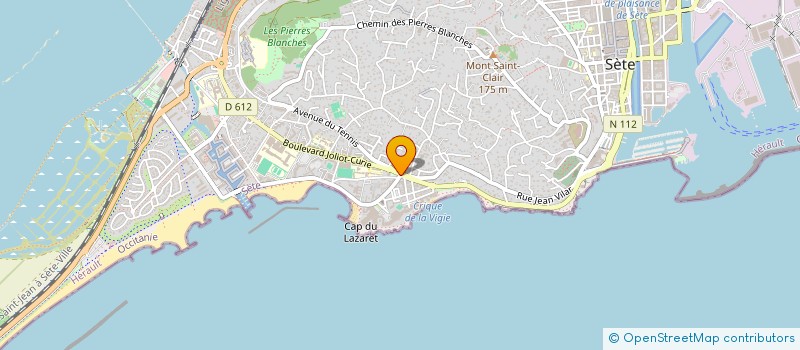localisation de l'entreprise CAJAT  SETE