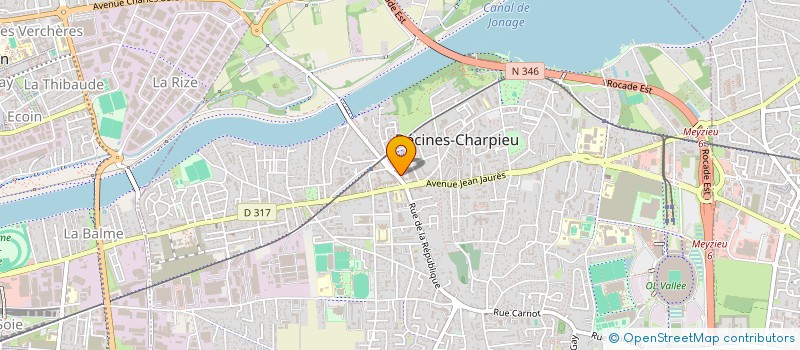 localisation de l'entreprise CAJEANEME à DECINES-CHARPIEU