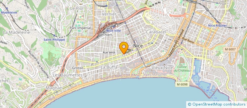 localisation de l'entreprise CAJEMA à NICE