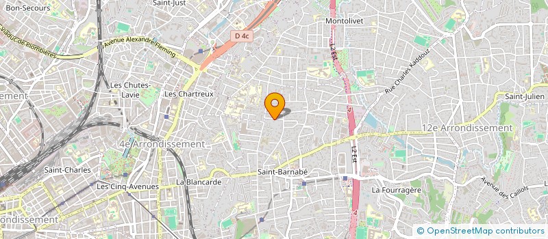localisation de l'entreprise CAJEREM à MARSEILLE