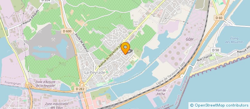 localisation de l'entreprise CAJERO à FRONTIGNAN