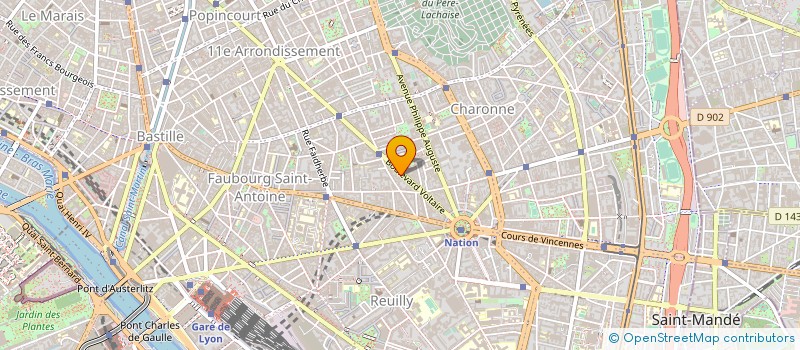 localisation de l'entreprise CAJIBEE PRODUCTION  PARIS