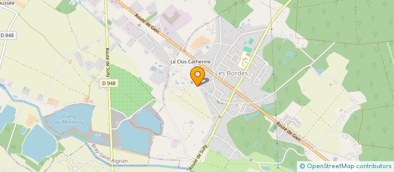 localisation de l'entreprise CAJMM CUVELIER à LES BORDES