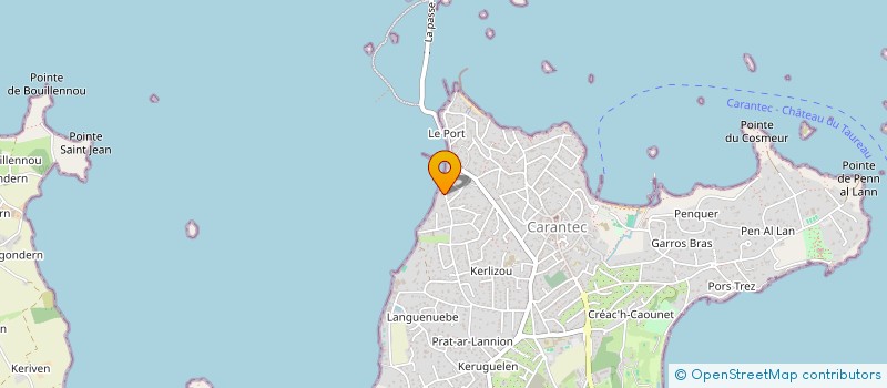 localisation de l'entreprise CAJOA INVEST  CARANTEC