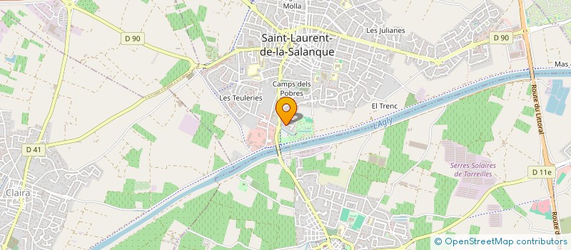 localisation de l'entreprise CAJOLI  SAINT-LAURENT-DE-LA-SALANQUE