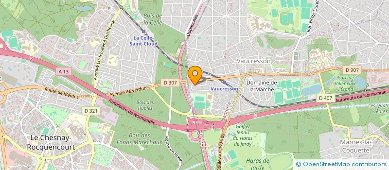 localisation de l'entreprise CAJOLIE à VAUCRESSON
