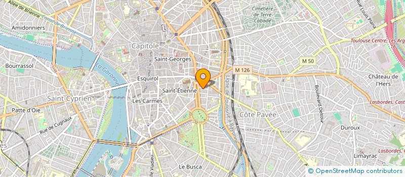 localisation de l'entreprise CAJOLO  TOULOUSE