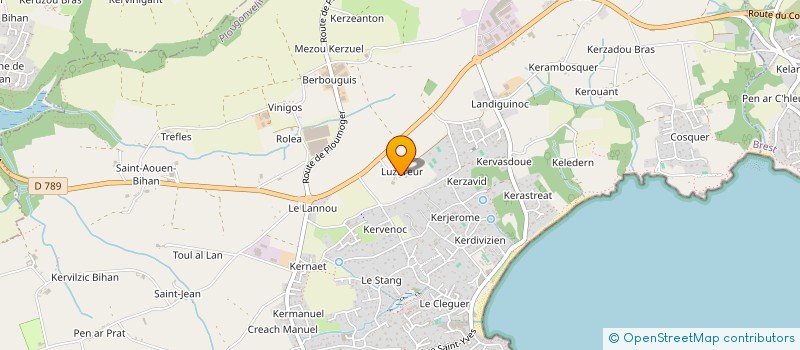 localisation de l'entreprise CAJOMA  PLOUGONVELIN